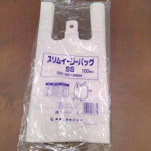 送料無料　レジ袋　ニューレジ袋　100枚入　SSサイズ　ビニール袋 乳白 ゴミ袋 使い捨て袋｜hiroshidesu