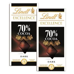 チョコ２点 リンツ Lindt エクセレンス 70％ カカオ 100g 2点セット 送料