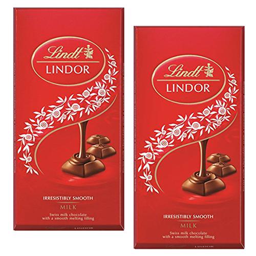 リンツ リンドール ミルク シングルズ １００ｇ ２点セット 送料込み　チョコ クール便