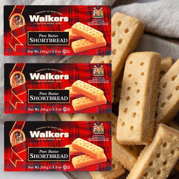 ウォーカー ショートブレッド フィンガーＬ＃１１０ 、２５０ｇ ３箱セット イギリスクッキー 英国王...