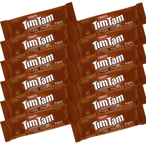 ティムタム オリジナル２００ｇ １２個セット 送料無料 ビスケット チョコ オーストラリア　クール便