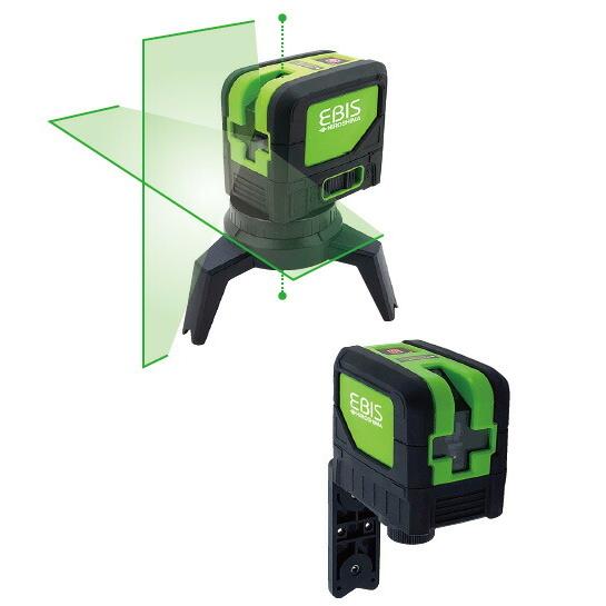 広島工具　見やすいグリーンコンパクト　広島 EBIS 下げ振りレーザー 162-98