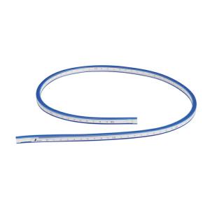 自在曲線定規　80cm 目盛付 74853　広島工具　シンワ測定