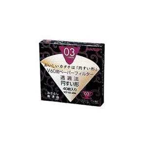 ハリオ V60用ペーパーフィルター03W 1-6杯用 VCF-03-100W ( 100枚入