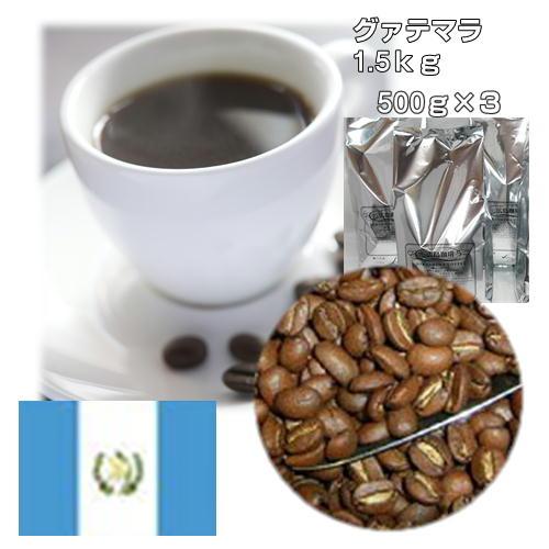 ラテンアメリカの優秀品「グァテマラアンティグア」コーヒー大盛1.5kg福袋