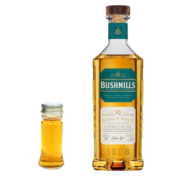 量り売り　ブッシュミルズ シングルモルト10年　40度　30ml　アイリッシュウイスキー　お試し