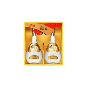大吟醸 ゴールド賀茂鶴 純金箔入 720ml×2本セット 化粧箱入り