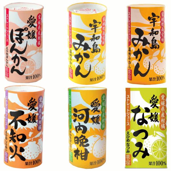 【飲料】【愛工房】果汁そのままのストレートジュース 15本 愛媛ぽんかん、愛媛不知火、愛媛なつみ、愛...