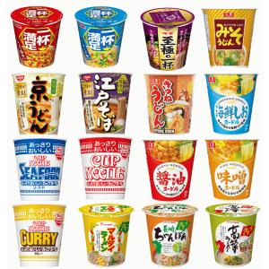 四大メーカー省スペース縦型カップ麺 16食セット 日清食品 マルタイ食品 大黒食品 明星食品 カップヌードル うどん そば ラーメン 関東圏送料無料｜hiroshimaya-pachi