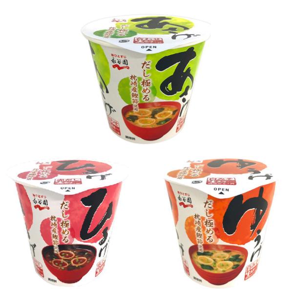 カップ味噌汁 3種36個 即席みそ汁 生みそタイプ 永谷園 生みそタイプみそ汁【だし極める】 あさげ...