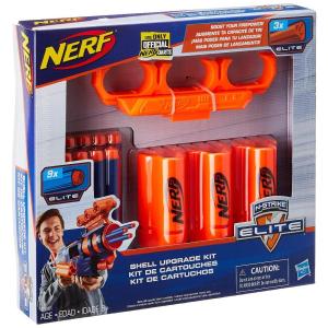 NERF Upgrade Kit: 3 Shells, 9 Darts, Shell Holder
