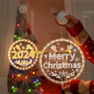 イルミネーション LEDライト 吸盤 2サイズ 電池式 Merry Christmas 新年 2024 クリスマス 飾りライト 屋内用 電飾 イルミネーションライト ガーデンライト｜hirosyou