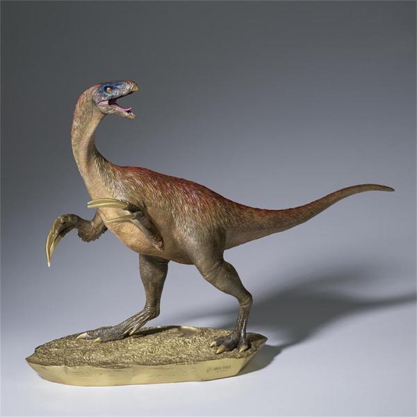 TONGSHIFU 1/18 サイズ 限定版 テリジノサウルス 恐竜 銅 彫刻 リアル フィギュア ...