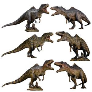 短納期 Nanmu 本心楠改 ギガノトサウルス 2.0 カルカロドントサウルス科 レジン 恐竜 大型 肉食 リアル フィギュア プラモデル 模型 プレゼント 44cm 置物 3色｜hirosyou