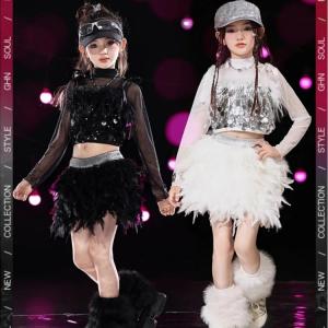 韓国 舞台服 キッズ ダンス 衣装 演出服 K...の詳細画像1