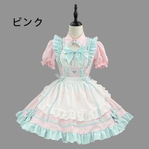 メイド服 コスプレ 半袖ドレス ワンピース エ...の詳細画像4