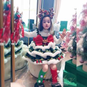 クリスマス衣装 クリスマス風ワンピース 子供ロリ...の商品画像