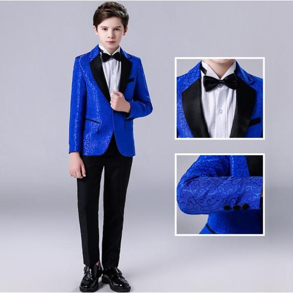 子供用舞台スーツ キッズ礼服 子供フォーマルスーツセット 男の子紳士服 子供服 子どもタキシード タ...