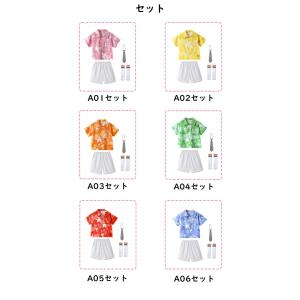6色 キッズ ダンス衣装 半袖 星柄シャツ ホ...の詳細画像4