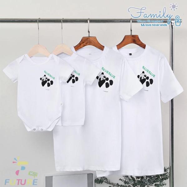 親子 ペアtシャツ 親子 お揃い 父の日 半袖 パンダ tシャツ 父 娘 おそろい 親子 ペア tシ...