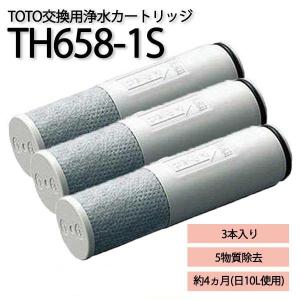 TOTO TH658-1S 交換用浄水カートリッジ TH658S （3個入り）浄水器カートリッジ