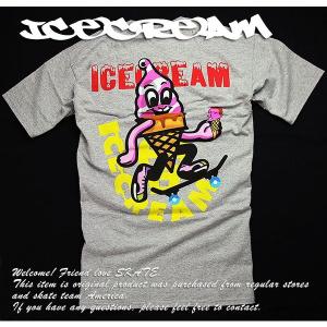 ICECREAM (アイスクリーム) Tシャツ Mash Up 1 T-shirt Grey｜his-hero-is-black