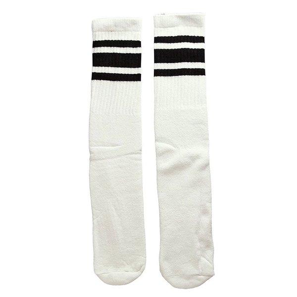 SkaterSocks (スケーターソックス) ロングソックス 靴下 Mid calf White ...