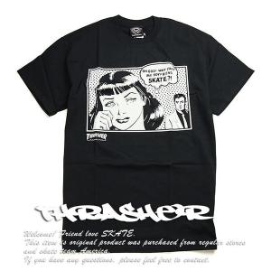 Thrasher (スラッシャー) US Tシャツ Boyfriend T-Shirt Black スケボー SKATE SK8 スケートボード｜his-hero-is-black