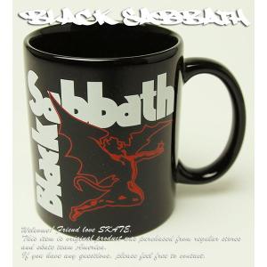 Black Sabbath マグカップ コップ 陶器 ブラックサバス Daemon Box Mug ブラックメタル スラッシュ メタル Rock ロック HARD CORE PUNK ヘヴィメタル パンク｜his-hero-is-black