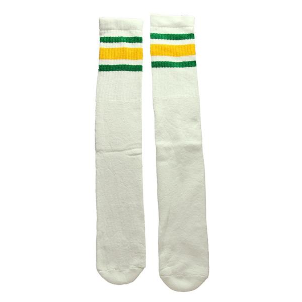 SkaterSocks (スケーターソックス) ロングソックス 靴下 Knee high White...