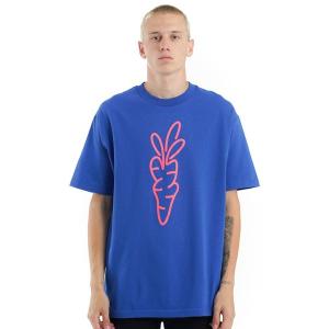 Carrots (キャロッツ) Tシャツ Logo T-Shirt Royal Blue By Anwar Carrots｜his-hero-is-black