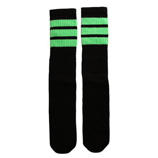 SkaterSocks (スケーターソックス) ロングソックス 靴下 Knee high Black...