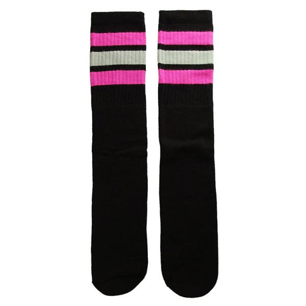 SkaterSocks (スケーターソックス) ロングソックス 靴下 Knee high Black...