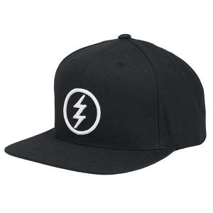 Electric (エレクトリック) キャップ スナップバックハット 帽子 Volt Snap Hat Black スノボー スノーボード Snowboard｜his-hero-is-black