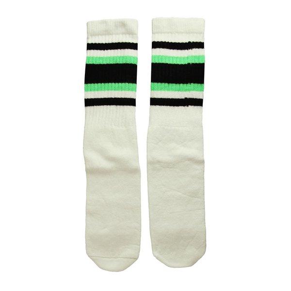 SkaterSocks ロングソックス 靴下 男女兼用 ソックス Knee high White t...