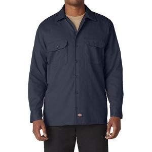 Dickies (ディッキーズ) US 長袖 ワークシャツ Long Sleeve Work Shirt Dark Navy (574)