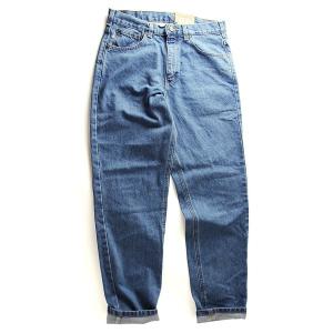 Carhartt (カーハート) US デニム ジーンズ (B17) Relaxed Fit Tapered Leg Jeans Stone Wash Light Blue Denim
