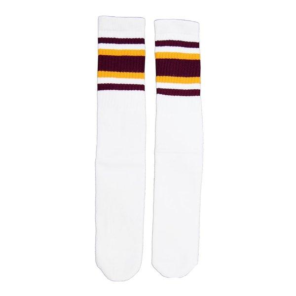 SkaterSocks (スケーターソックス) ロングソックス 靴下 Knee high White...