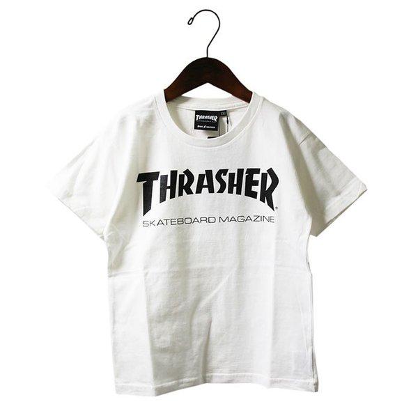 Thrasher (スラッシャー) JP キッズ Tシャツ 子供 Kids Mag Logo T-S...