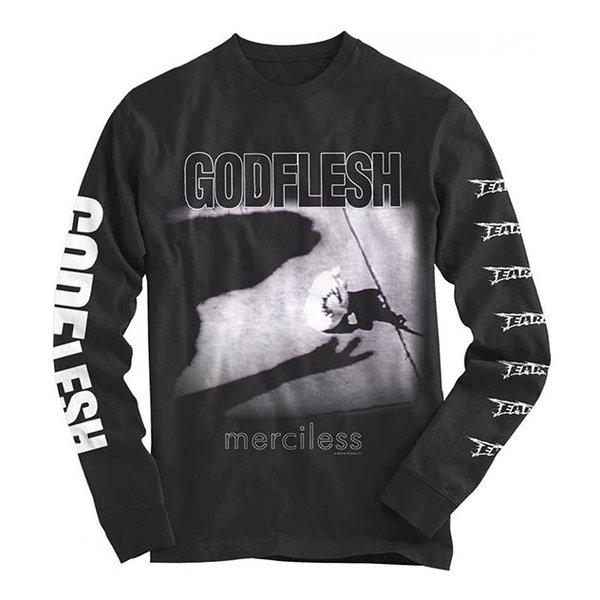 Godflesh (ゴッドフレッシュ) ロンT ロングTシャツ 長袖 Merciless Long ...