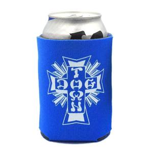 Dogtown (ドッグタウン) US 缶クージー アウトドア 保冷 350/500ml Cross Logo Koozie Royal Blue スケボー SKATE SK8 スケートボード｜his-hero-is-black