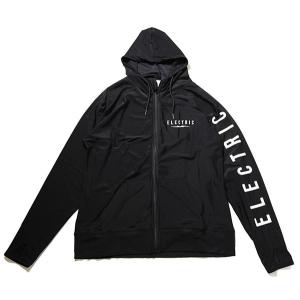 ELECTRIC (エレクトリック) ラッシュガード ZIP RUSH GUARD BLACK×WHITE｜his-hero-is-black