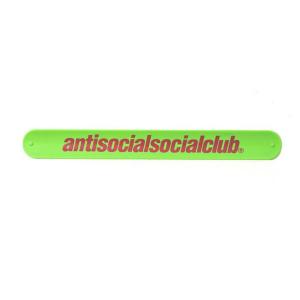 AntiSocialSocialClub (アンチソーシャルソーシャルクラブ) ブレスレット ラバーバンド Slap Bracelets BDSM Neon Green
