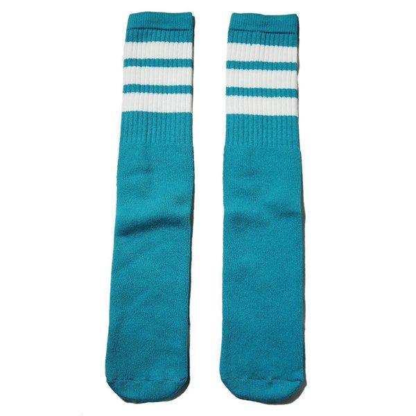 SkaterSocks (スケーターソックス) ロングソックス 靴下 Knee high Aqua ...