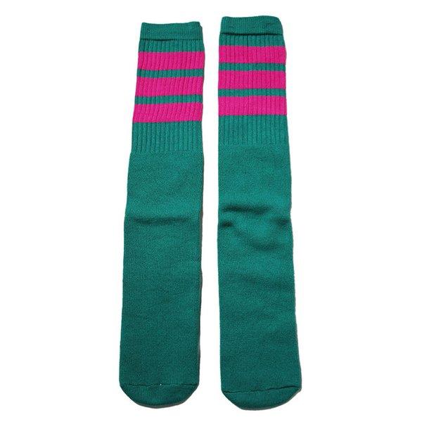 SkaterSocks (スケーターソックス) ロングソックス 靴下 Knee high Teal ...