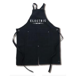 ELECTRIC (エレクトリック) エプロン 作業着 ワーク WORK APRON BLACK (E23A26)｜his-hero-is-black