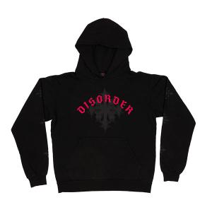 DISORDER SKATEBOARDS (ディスオーダー) パーカー プルオーバー GLITCHPOP HOODIE BLACK スケボー SKATE SK8 スケートボード｜his-hero-is-black