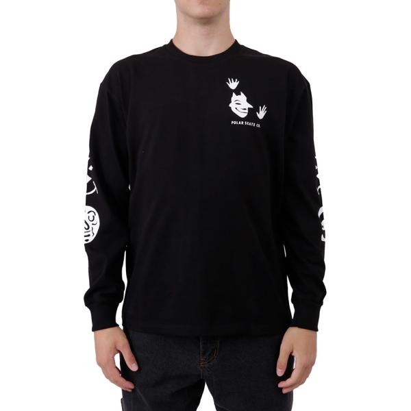 Polar Skate Co., (ポーラー) ロンT Demon L/S Shirt Black ...