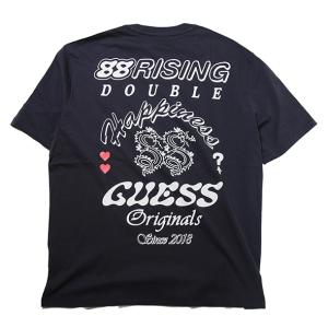 GUESS × 88RISING (ゲス) Tシャツ MEN'S DOUBLE HAPPINESS TEE DARK GREY｜his-hero-is-black