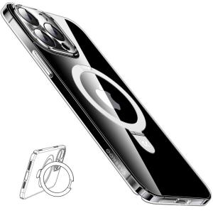 薄型かつ機能充実CASEKOO iPhone 14Pro ケース Magsafe対応 隠し収納式 スタンド クリア 薄型 スリム 全面保護｜hisabisa